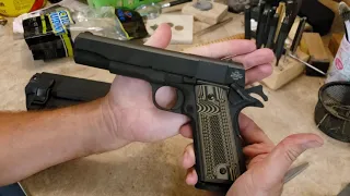 TEGE Holster review 1911 OWB tactical level II retention holster