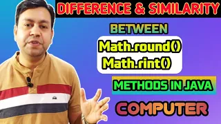 Difference Similarity between round method rint method in Java java math round math rint