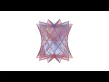 Star Anti Prism With Two Color of Processing Generative Art Practice