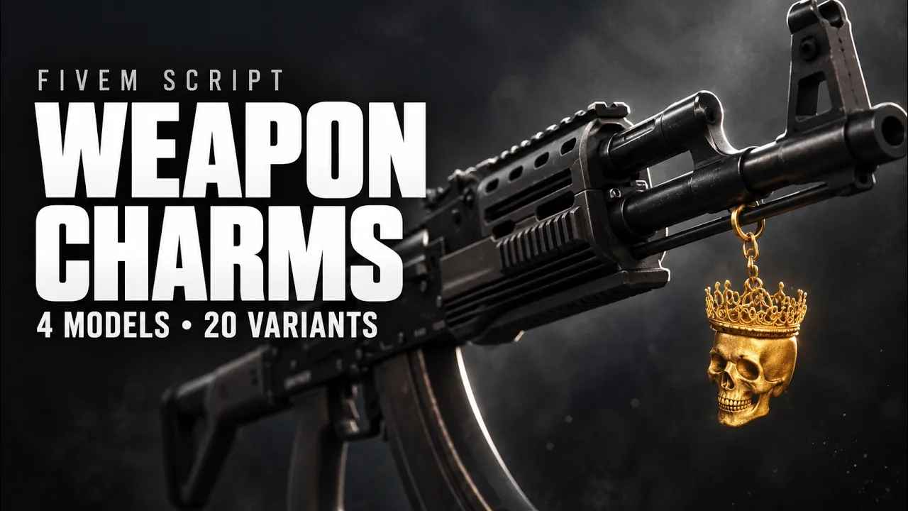 [QBCORE | QBX] Weapon Charms