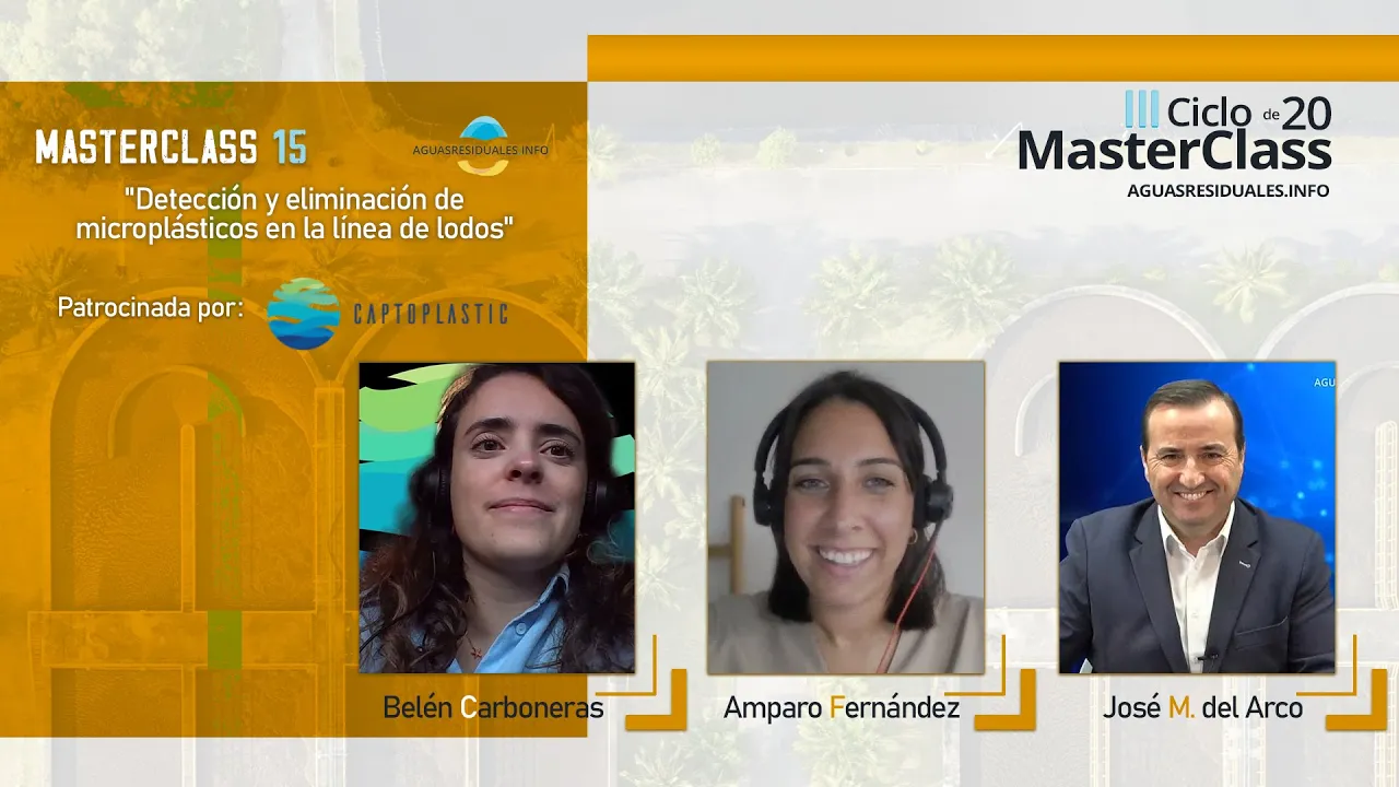 MasterClass 15 "Detección y eliminación de microplásticos en la línea de lodos"