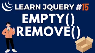 jQuery Empty Remove Method - jQuery JS Library Tutorial