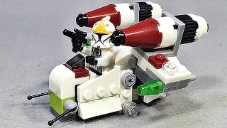sy 스타워즈 리퍼블릭 건쉽 75076 레고 짝퉁 마이크로파이터 조립 리뷰 Lego knockoff starwars Republic Gunship