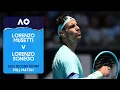 Lorenzo Musetti v Lorenzo Sonego Full Match Australian Open 2026 Second Round