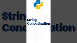 String concatenation python for beginners