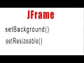 Java Swing -06 - JFrame-05