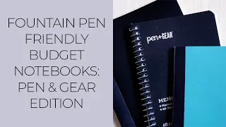 Best Small Fountain Pen Friendly Budget Notebooks Pen Gear Walmart Edition