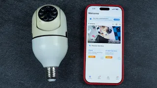 How To Connect Wi-Fi Smart Light Bulb Camera To Your Mobile Phone Over Wi-Fi