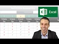 How to make a Product Comparison Template in Excel Benchmarking