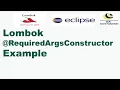 Lombok RequiredArgsConstructor example Lombok Tutorial KK JavaTutoruals