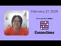 NYT Connections No 627 February 27 2025