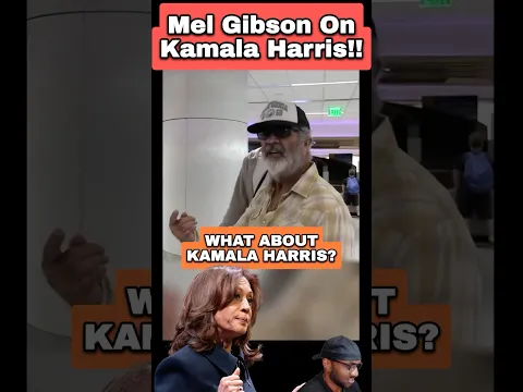 Mel Gibson Was ROASTING Kamala Harris! 🤣🤣 #melgibson #kamalaharris #trump
