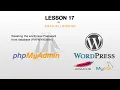 Lesson 17 How to reset the wordpress dashboard password from database phpmyadmin