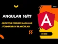 FormArray in Angular Reactive Forms in Angular Part 5 Angular 17 Tutorial