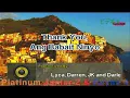 Thank You Ang Babait Ninyo -Lyca,Darlene,Juan Karlos,Darren (Karaoke/Minus One/Instrumental/Reyna 4)