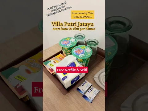 Penginapan Murah di Songgoriti, Kota Batu, Jatim. Villa Putri Jatayu