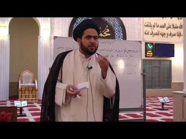 ⁣التدبرات القرآنية 11 - السماء أمان لأهل الأرض - سماحة الدكتور السيد حسين الصافي