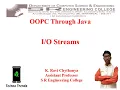 Input Output Streams in Java - Part1