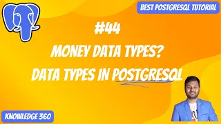Data Types in PostgreSQL Money Data Types PostgreSQL Full Playlist