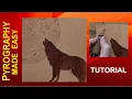 Wood burning for beginners - leather drink coasters