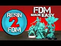 Make ANY Miniature FDM-Ready in SECONDS Resin2FDM