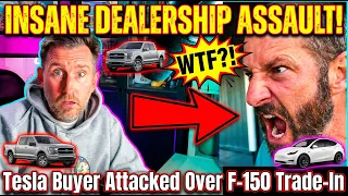 INSANE Norco Dealership Meltdown - Tesla Buyer Attacked Over F-150 Trade-In