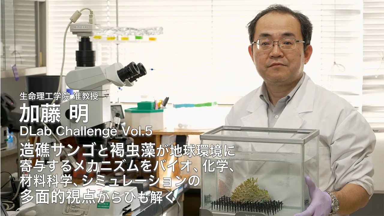 #5 DLab Challenge「造礁サンゴと褐虫藻が地球環境に寄与するメカニズムをバイオ、化学、材料科学、シミュレーションの多面的視点からひも解く」