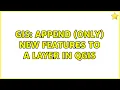 GIS Append only new features to a layer in QGIS 2 Solutions