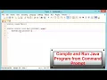 How to Compile and Run Java Program from Command Prompt