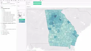 Mapping Census Data with Tableau Parts 5 6