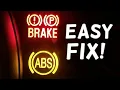 How to Fix Reset ABS Brake Warning Lights Stays On or Flashing ABS Light On