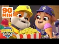 Download Lagu Rubble's Yummy Food Rescues In Builder Cove! w/ Mix | 90 Minute Compilation | Rubble \u0026 Crew