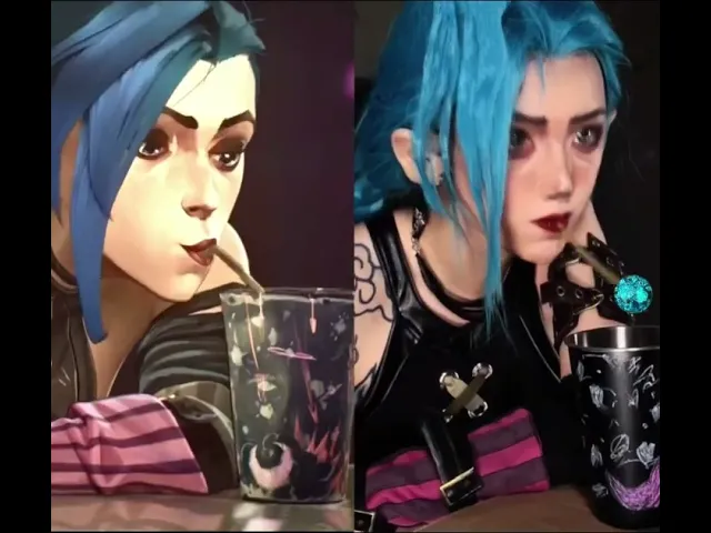 seeuxiaorou // Blue hair jinx