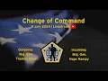 HRC Change of Command
