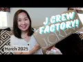 JCrew Factory Shopping Haul Petite Sizes March 2025