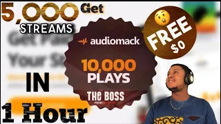 how to get free audiomack plays in seconds
