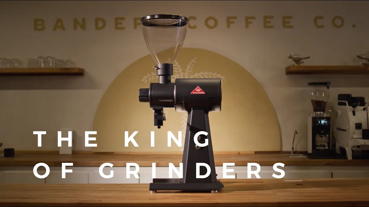 video talking about the mahlkonig EK43 as the king of grinders. an introduction to this   commercial coffee grinder. a must have.