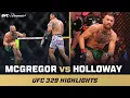 ROUND 1 TKO Conor McGregor vs Max Holloway UFC 329 Mini Fight Highlights