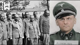 EXECUTION of Hans Aumeier -  Extremely Sadistic NAZI Commandant at Auschwitz & Kaufering Camps