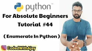 Enumerate Function Python Tutorials For Absolute Beginners In Hindi