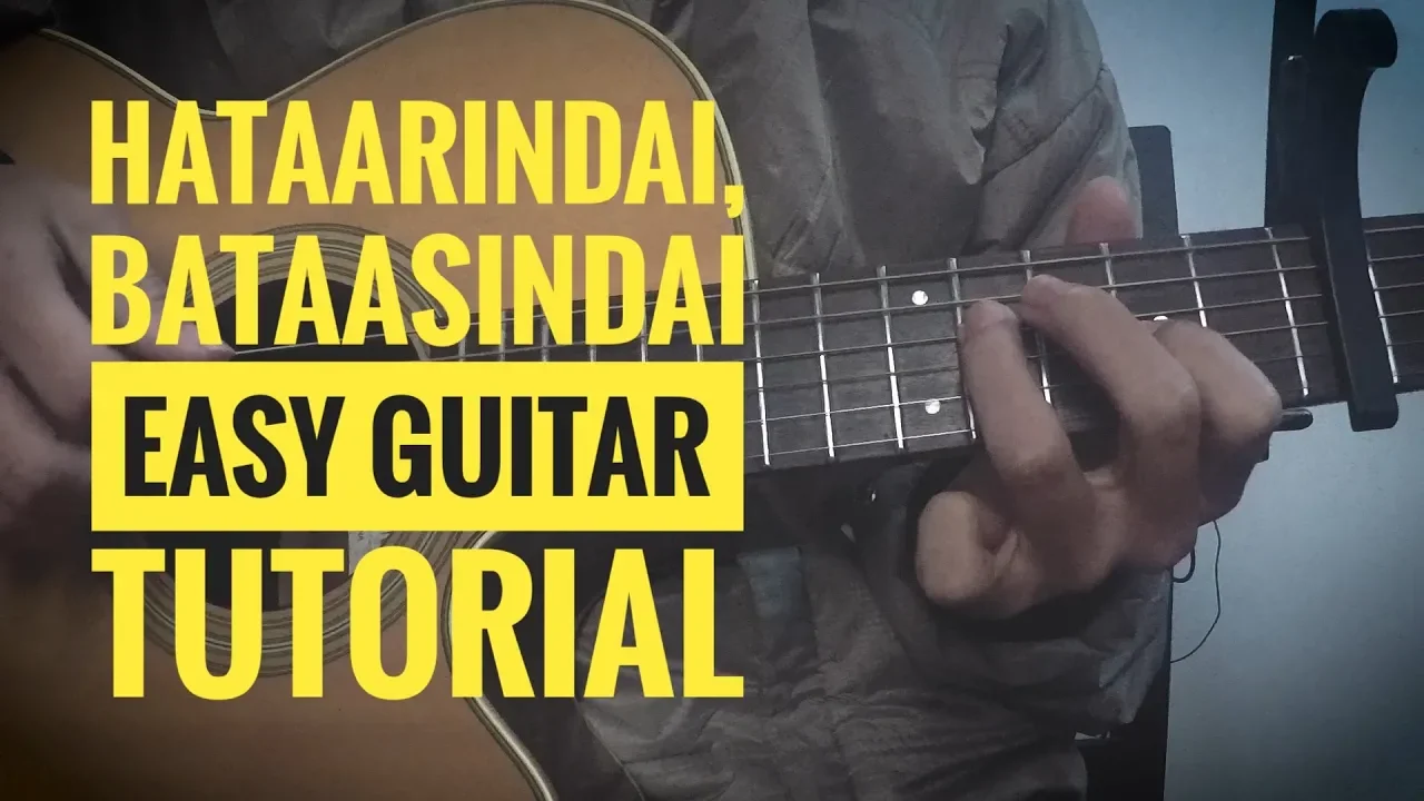 Hataarindai, Bataasindai | Easy Guitar Lesson | Sajjan Raj Vaidya