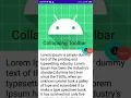 Collapsing Toolbar