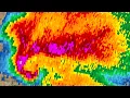 2025 Morton Texas Supercell Radar Loop