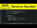 Java Program - Reverse a Number in Java