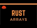 Rust Concepts Arrays