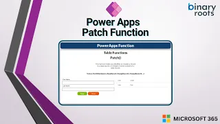 Power Apps PATCH Function Explained Create Update Save Data