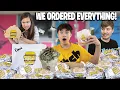 WE ORDERED EVERY ITEM from MR BEAST BURGER And got SCAMMED