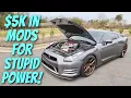 How To Modify Your R35 Nissan GTR For 5 000 and Make Stupid Power