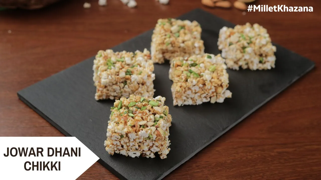 Jowar Dhani ki Chikki         #MilletKhazana   Sanjeev Kapoor Khazana