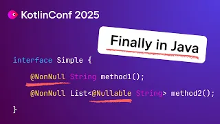 JSpecify Java Nullness Annotations and Kotlin David Baker
